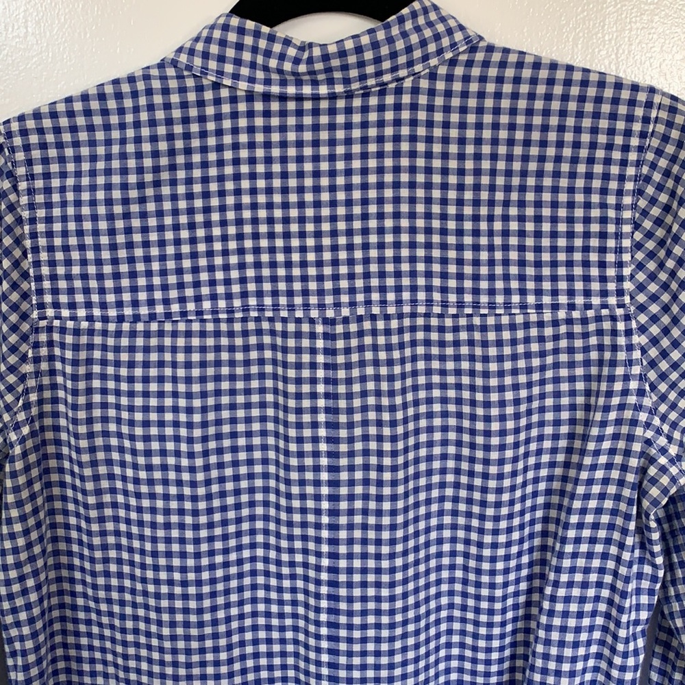 JCrew Light Weight Gingham Button Down - Picture 5 of 6
